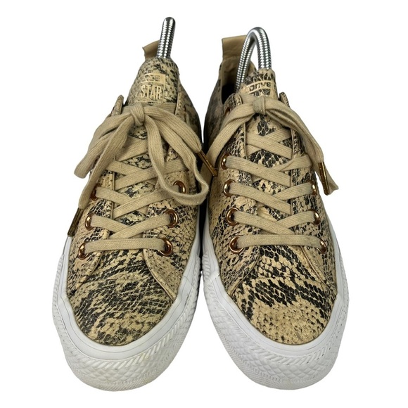Converse Sneakers Womens Size 7 All Star 70‎ Ox Snake Skin Low Top Shoes - Picture 5 of 12